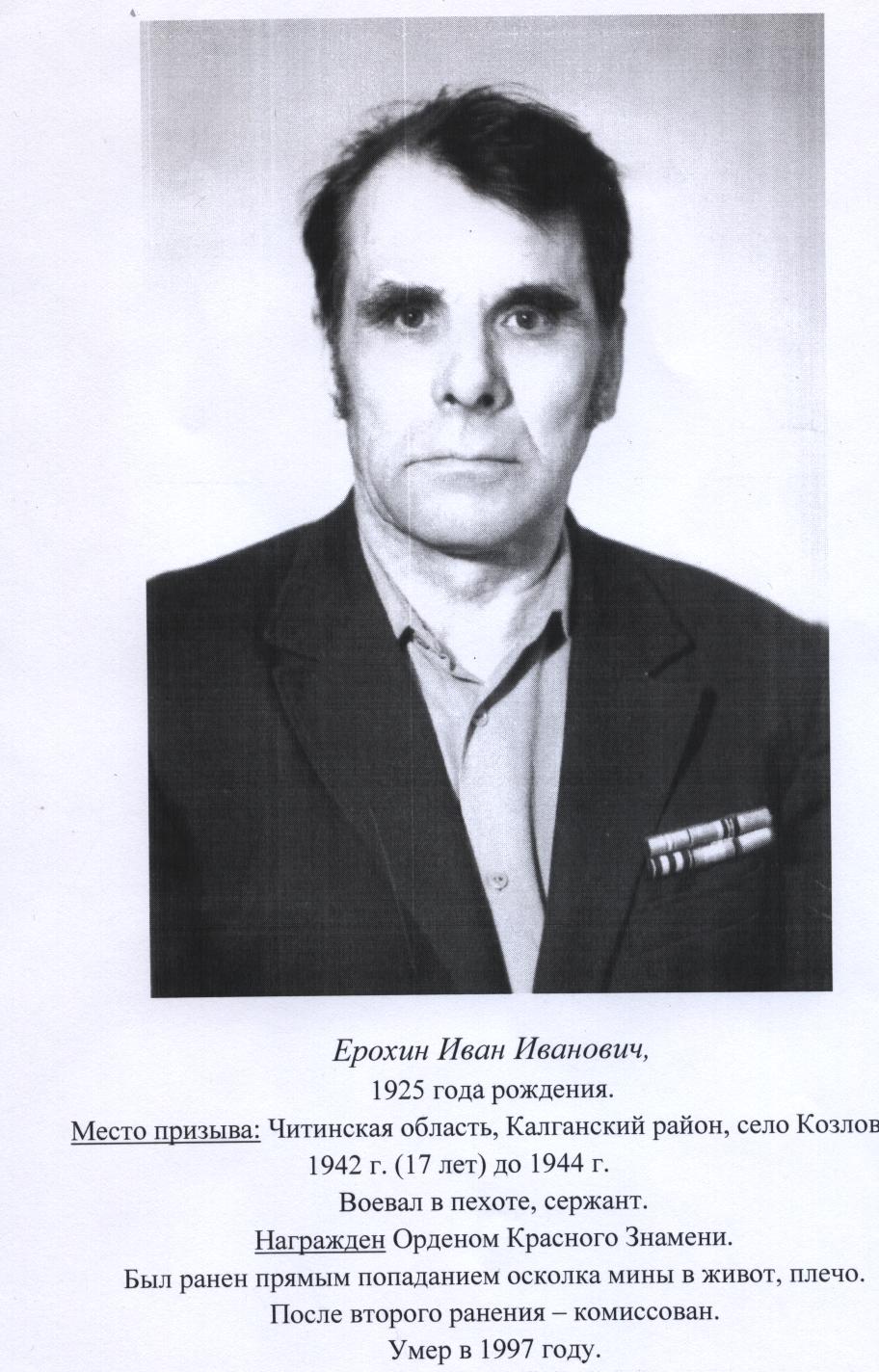 Ерохин Иван Иванович